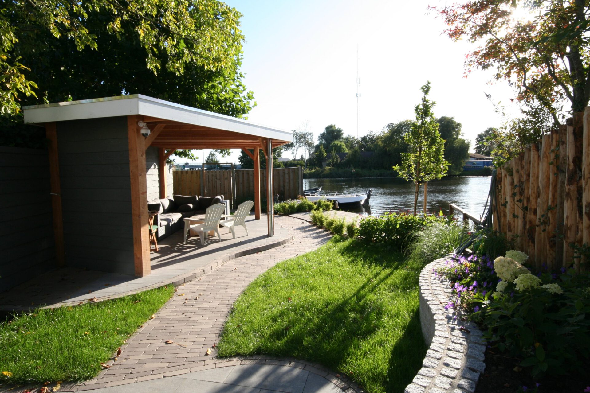 Tukkersentenhoeve-tuin-water Tukkers en Ten Hoeve